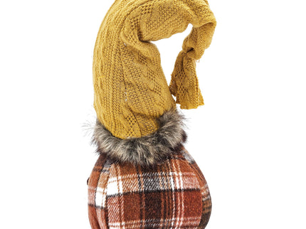 Gnomes Decorations, For Fall Thanksgiving Table Decorations (Set of 2) - Brown / Yellow