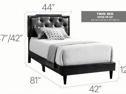 Button Tufted Bed Charming For Cozy Spaces
