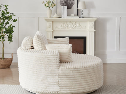 Swivel Chair With 360° Rotation For Living Room