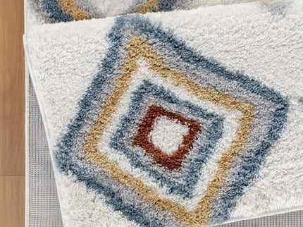 Loft Shag - 7'10" X 9'10" Shaggy Area Rug - Ivory, Polypropylene
