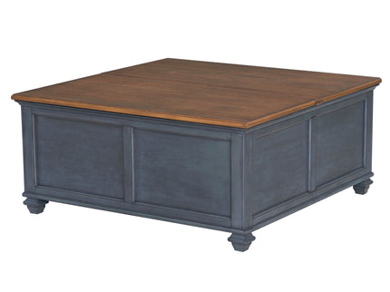 Lift-Top Coffee Table - Blue