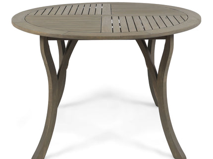 Hermosa - Outdoor Acacia Wood Table Circular Design