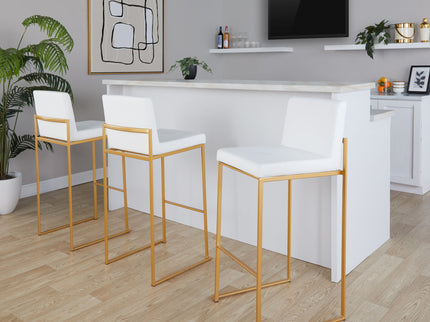Fuji - Contemporary Design High Back Barstool