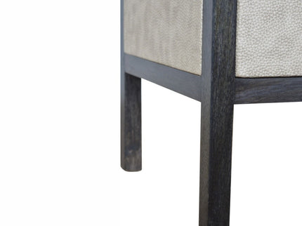 Nightstand, 3 Drawer - Black