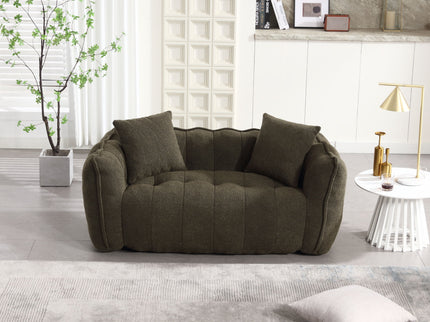 Cozy Beanbag Chair With High Resilience Foam Core For 2