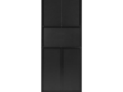 Freestanding Tall Bathroom Cabinet With Soft Close Doors And Adjustable Shelves