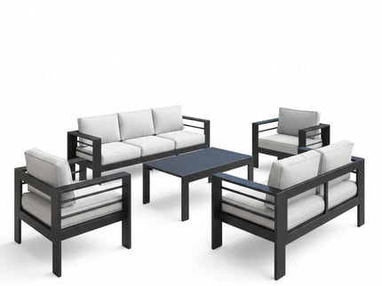 Outdoor Patio Set With All-Weather Thick Cushions