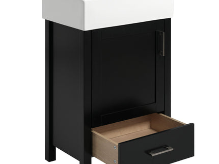 Bathroom Vanity With Sink, Frame And Drawer