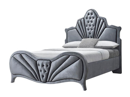 Dante - Queen Bed - Gray