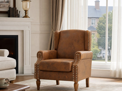 Decorative Chair With Stud Detailing