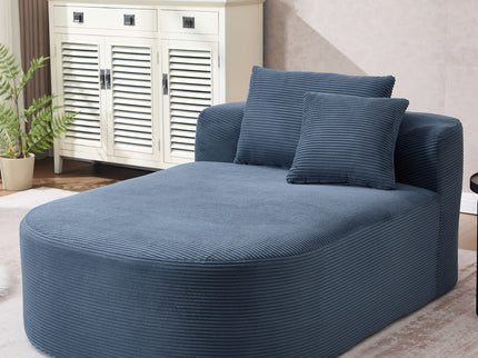 Oversized Chaise Lounge Sofa Bed With Deep Seat And Soft Pillows