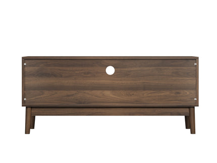 TV Stand, Entertainment Center With Storage, Media Console Table For Living Room - Walnut