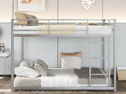 Metal Bunk Bed, Low Bunk Bed With Ladder