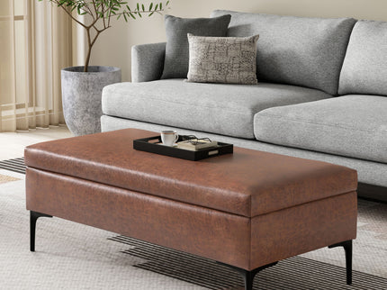 Rebecca - Multifunctional Coffee Table Storage Ottoman With Lift Up Lid