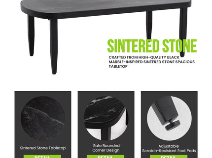 Outdoor Elegance Table, Rounded Corners