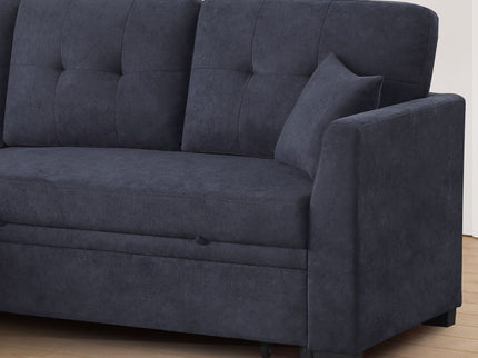 Sectional Sofa Bed - Dark Blue