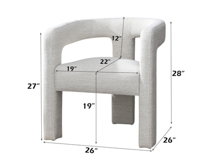 Lomas - Boucle Side Chair (Set of 2) - Beige