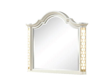Jasmine - Mirror With Side LED Lightning (Includes Only Mirror) - Beige