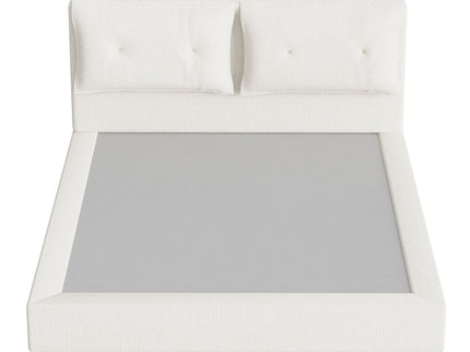 Airframe - Upholstered Bed Frame With Double Layered Upholstered Headboard
