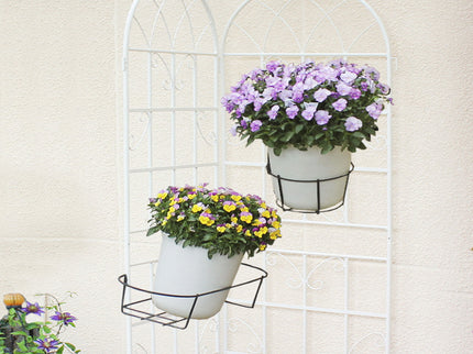 Metal Garden Rustproof Trellis For Climbing Plants Outdoor Flower Support