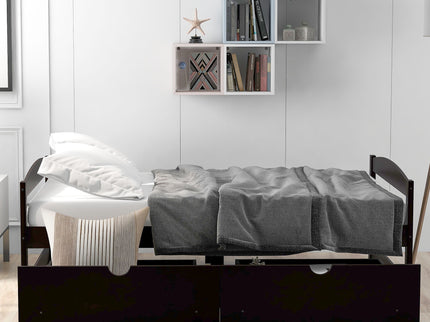 Platform Bed With 2 Drawers