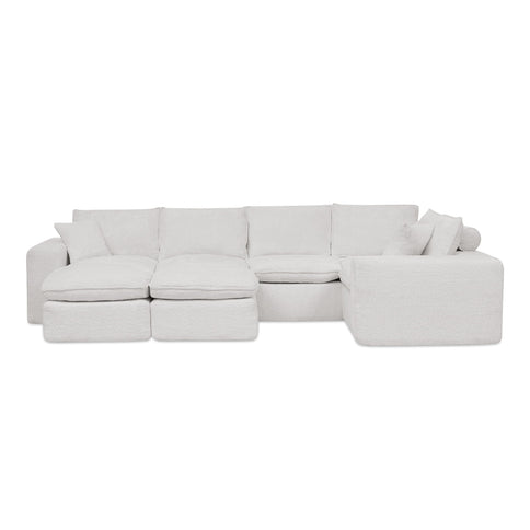 Sectional Sofa With Moveable Ottoman