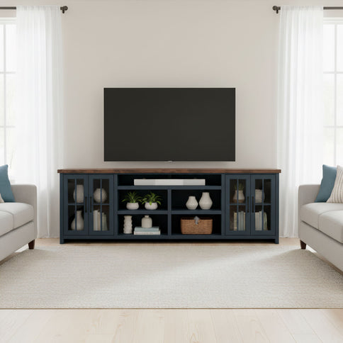 TV Stand Console & Cable Management