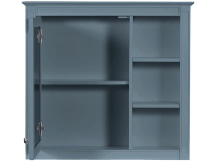Bathroom Vanity With Medicine Cabinet, Royal Mirror Cabinet, Modern Bathroom Storage Cabinet With 2 Soft Closing Doors And 4 Drawers