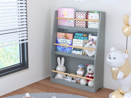 3 Tier Book Shelf, Compact Storage For Bedrooms