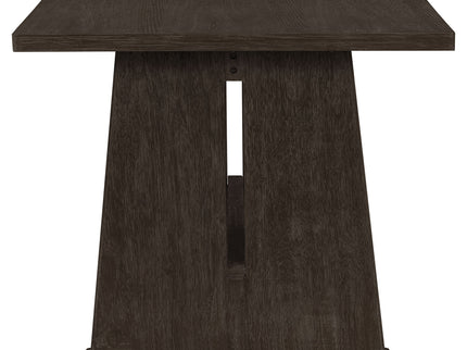 Dining Set With Rectangular Table, 4 Upholstered Chairs & 1 Padded Bench