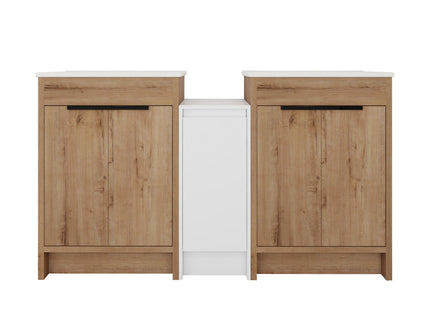 Freestanding Bathroom Vanity & Sink, Storage Cabinets, Soft Closing Doors