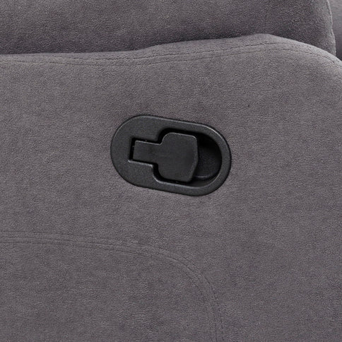 3 Piece Reclining Sofa Set With 150° Deep Recline, 3 Seat Couch, Loveseat & Single Recliner - Gray