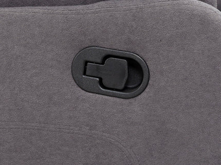Modern 2 Seat Reclining Loveseat With Manual Recline And Footrest