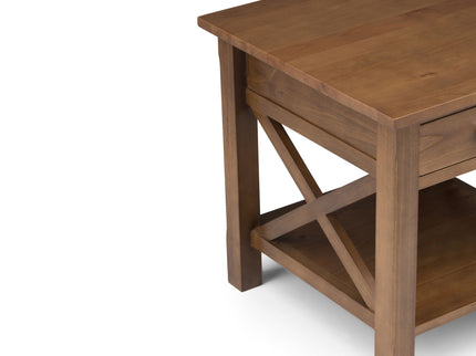 Kitchener - End Table - Medium Saddle Brown