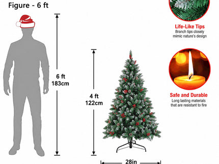 Artificial Christmas Tree With LED Lights