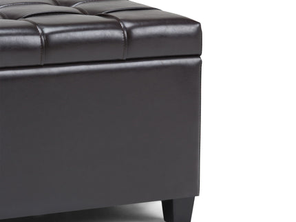 Sienna - Upholstered Storage Ottoman Bench