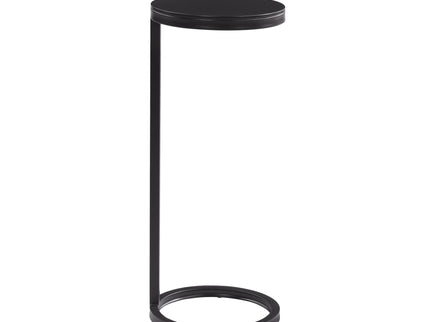 Yancey - Round Accent Table - Antique Bronze