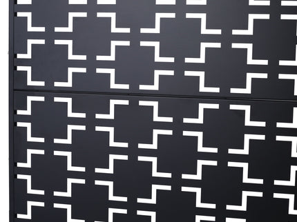 Outdoor & Indoor Metal Privacy Freestanding Decorative Screen
