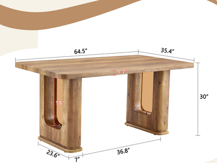 Stylish Versatile Textured Dining Table
