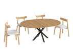Light Brown / 5 Pc. Table, 4 Chairs