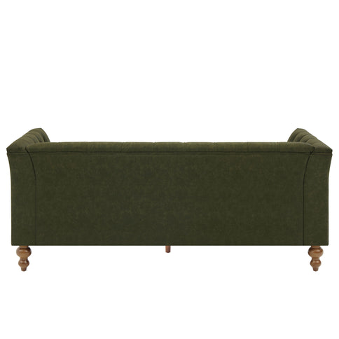 Chesterfield Sofa With Flared Arms For Living Room