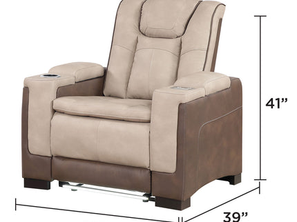 Bruno - Power Recliner Chair With LED Lighting