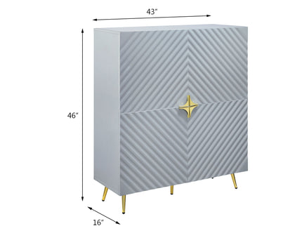 Gaines - High Gloss Accent Cabinet