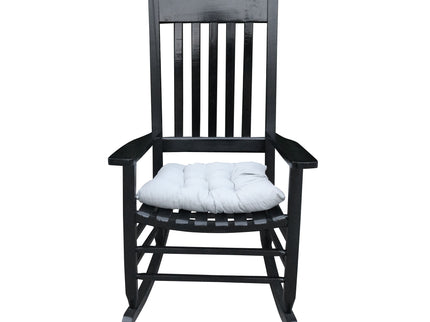 Classic Wooden Porch Rocker Chair Populus Wood Comfortable Design