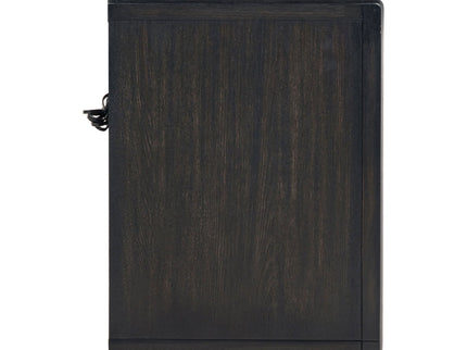 Bangor - 2 Drawer LED Nightstand With USB - Black