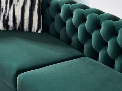 Chesterfield - Modern Tufted Living Room Sofa, 84.25''W Couch