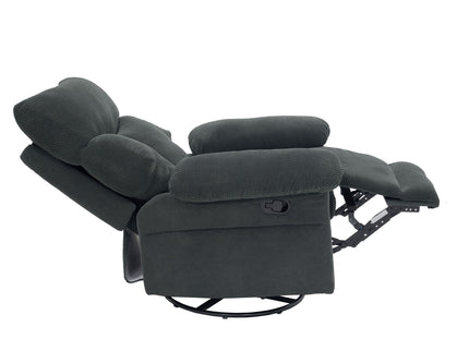 Swivel Rocker Recliner Chair With Manual Recline For Living Room