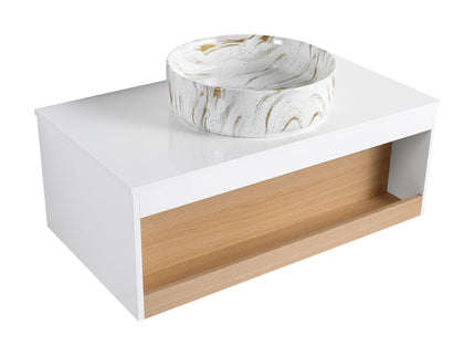 Floating Bathroom Vanity With Vessel Sink