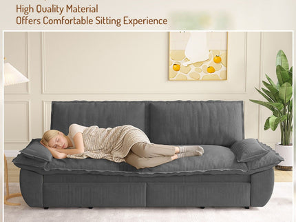 Pull Out 3-In-1 Convertible Sleeper Sofa