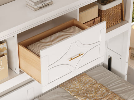 Murphy Bed With Charging Station And Drawer